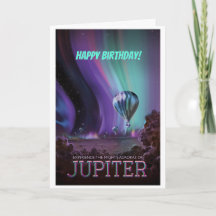 Happy Birthday! Jovian Aurora space destination