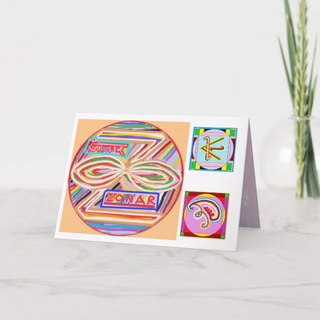 Cartão Happy Birthday - Karuna Reiki Healing (Frente)