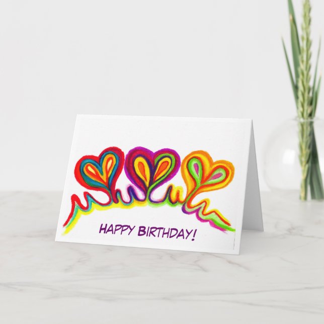 Cartão Happy Birthday Love Kite Greeting Card (Frente)