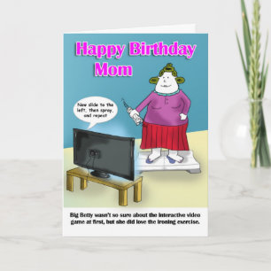 Cartão Happy Birthday Mom