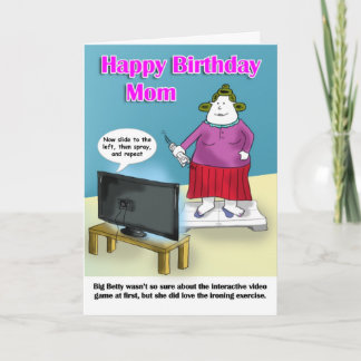 Cartão Happy Birthday Mom