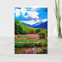 Happy Birthday Mountain Vista Card