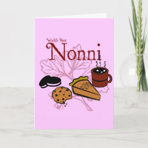Cartão Happy Birthday Nonni Greeting Card