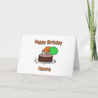 Cartão Happy Birthday Nonno Italian Grandpa Birthday Desi