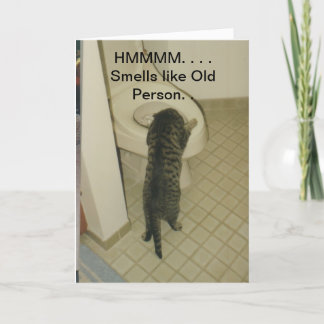 Cartão Happy Birthday Old Person card
