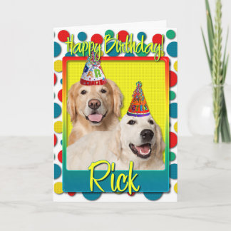 Cartão Happy Birthday Party Hats
