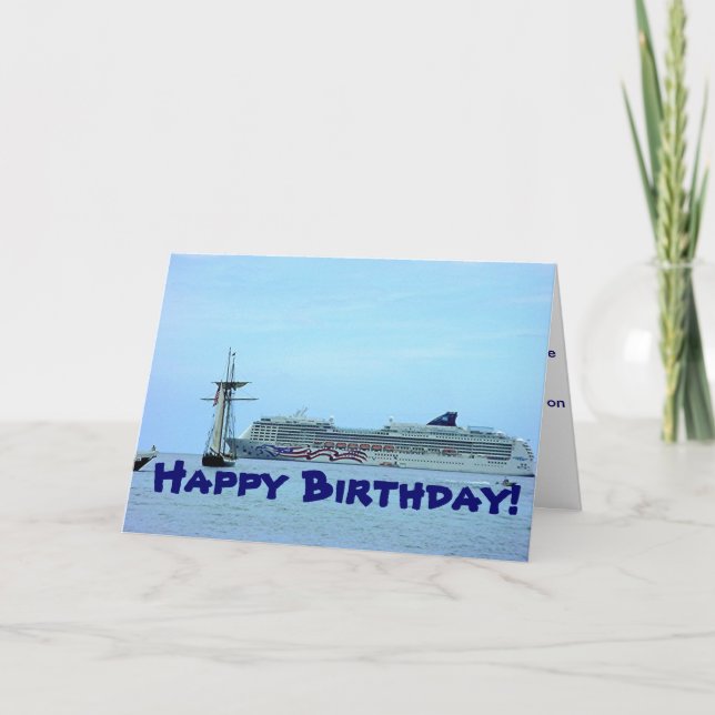 Cartão Happy Birthday postcard (Frente)
