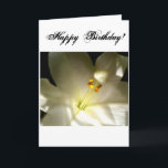 Cartão Happy Birthday Religious<br><div class="desc">Happy birthday card with original religious sentiment.</div>