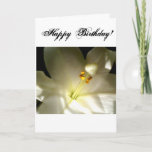 Cartão Happy Birthday Religious<br><div class="desc">Happy birthday card with original religious sentiment.</div>