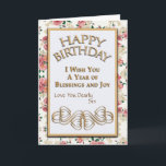 Cartão Happy Birthday Sister Love You Dearly<br><div class="desc">Wish your sister,  Happy Birthday Sis Love You Dearly,  Joy and Blessings. 
Your Sister will be delighted to receive this special card on her Birthday.</div>