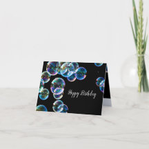Happy Birthday Soap Bubble Custom