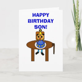 Cartão Happy Birthday Son!