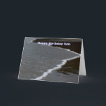 Cartão Happy Birthday Son<br><div class="desc">Happy birthday son, love, happiness</div>