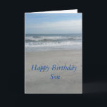 Cartão Happy Birthday Son<br><div class="desc">Birthday card for a son</div>