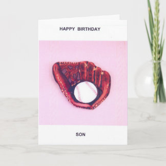 Cartão Happy Birthday Son Card