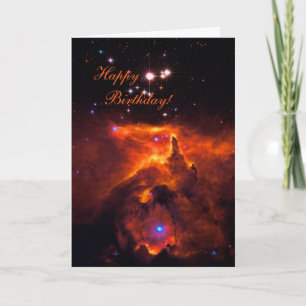 Cartão Happy Birthday - Star Cluster Pismis 24