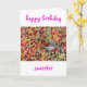 Cartão Happy Birthday Sweetie Card (Yellow Flower)