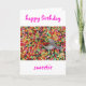Cartão Happy Birthday Sweetie Card (Frente)