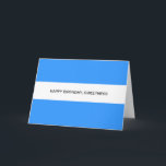 Cartão happy birthday sweetness<br><div class="desc">Sweet,  like sugar. Blank inside. Click customize to change the color.</div>