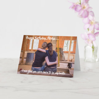 Cartão Happy Birthday To Bestie Folded Greeting Card