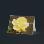 Cartão Happy Birthday To My Beautiful Wife Roses<br><div class="desc">Happy Birthday To My Beautful Wife Roses greeting card depicting original photographs of a romantic and beautiful yellow rose on the front cover with a stunning white rose on the inside cover. The card is left blank for your own special and personal message.</div>