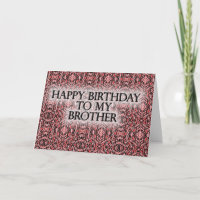 Happy Birthday To My Brother