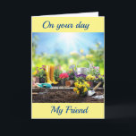 CARTÃO HAPPY BIRTHDAY TO MY **FRIEND** CARD<br><div class="desc">WHAT A LOVELY CARD TO SEND TO YOUR "FRIEND" ON HER SPECIAL DAY AND THANKS FOR STOPPING BY 1 OF MY 8 STORES!</div>