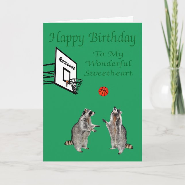 Cartão Happy Birthday To Sweetheart Greeting Card (Frente)
