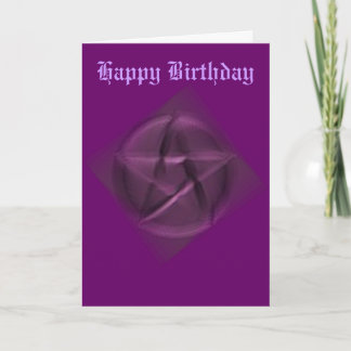 Cartão Happy Birthday to the Hidden Wiccan
