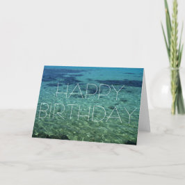 Cartão Happy Birthday - Tropical Paradise - Card