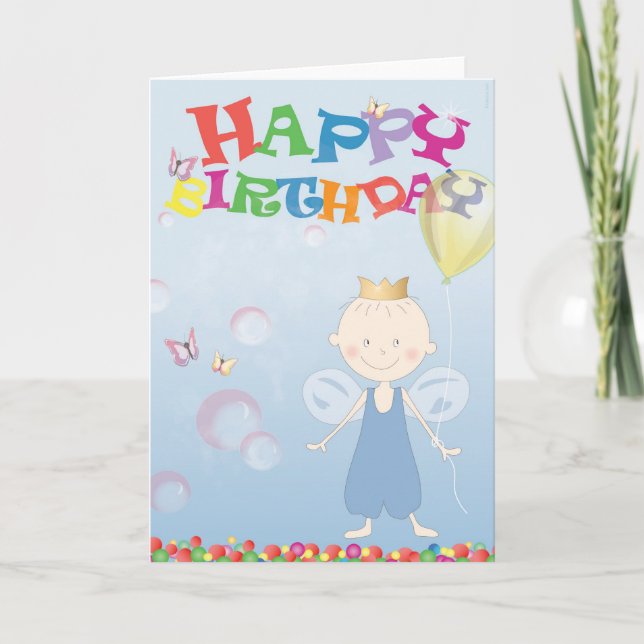 Cartão Happy Birthdaycard Primus (Frente)