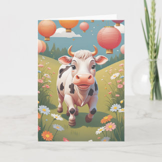 Cartão Happy Cowherd's Birthday