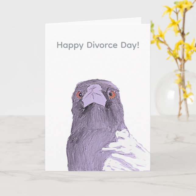 Cartão Happy Divorce Day Card (Flor Amarela)