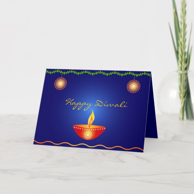 Cartão Happy Diwali - Card (Frente)