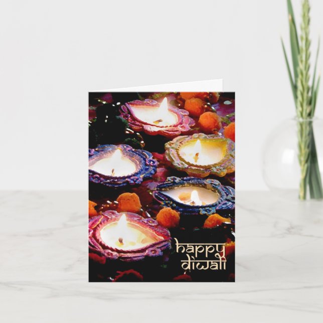 Cartão Happy Diwali Card (Frente)