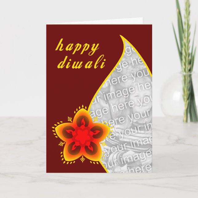 Cartão happy diwali photo card : light window (Frente)