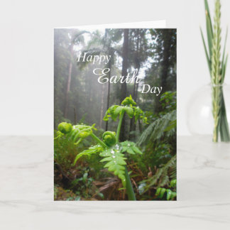 Cartão Happy Earth Day Rainforest Card