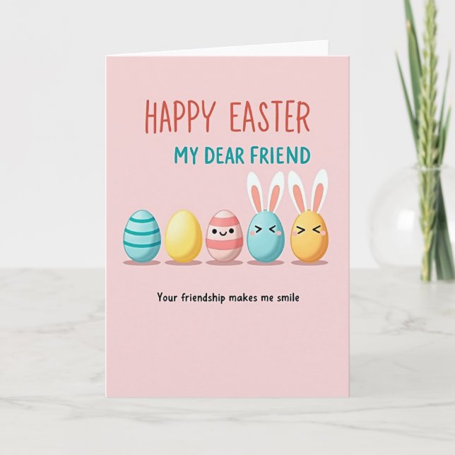 Cartão Happy Easter Dear Friend Card (Frente)