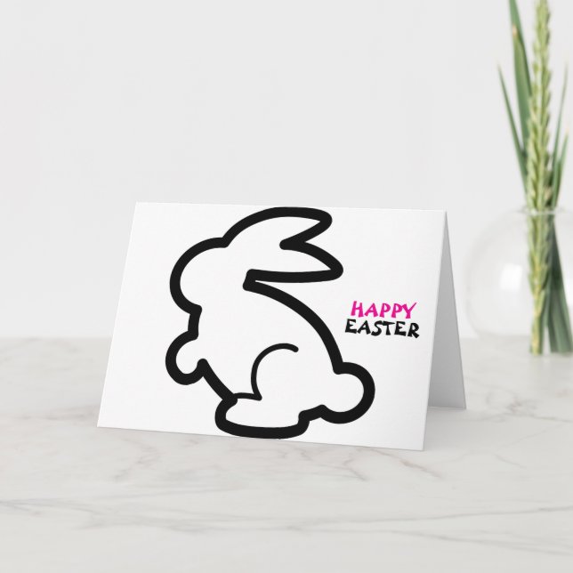 Cartão Happy Easter Ostern (Frente)