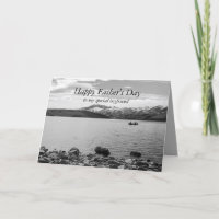 Happy Father's Day Boyfriend Lake Fishing Boat