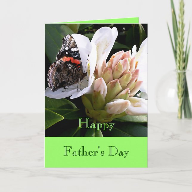Cartão Happy Father's Day Card. (Frente)