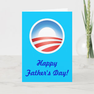 Cartão Happy Father's Day from Obama!