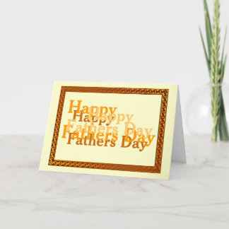 Cartão Happy Fathers Day Greeting Card