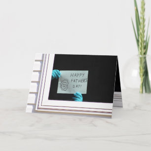 Cartão Happy Father's Day Quarantine card