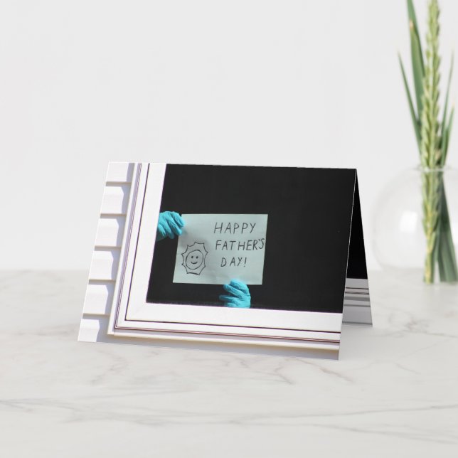 Cartão Happy Father's Day Quarantine card (Frente)