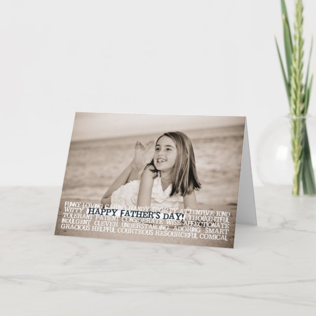 Cartão Happy Father's Day Superlatives (Frente)