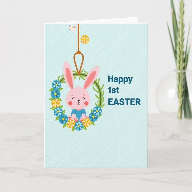 Cartão Happy First Easter Day Card (Frente)