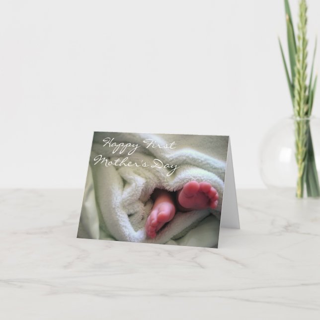 Cartão Happy First Mother's Day (Frente)
