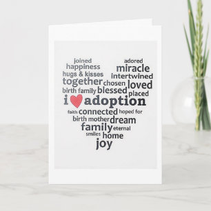 CARTÃO HAPPY FOR YOUR NEW BUNDLE OF JOY-ADOPTION