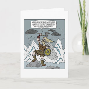 Cartão Happy Friday Viking Greeting Card